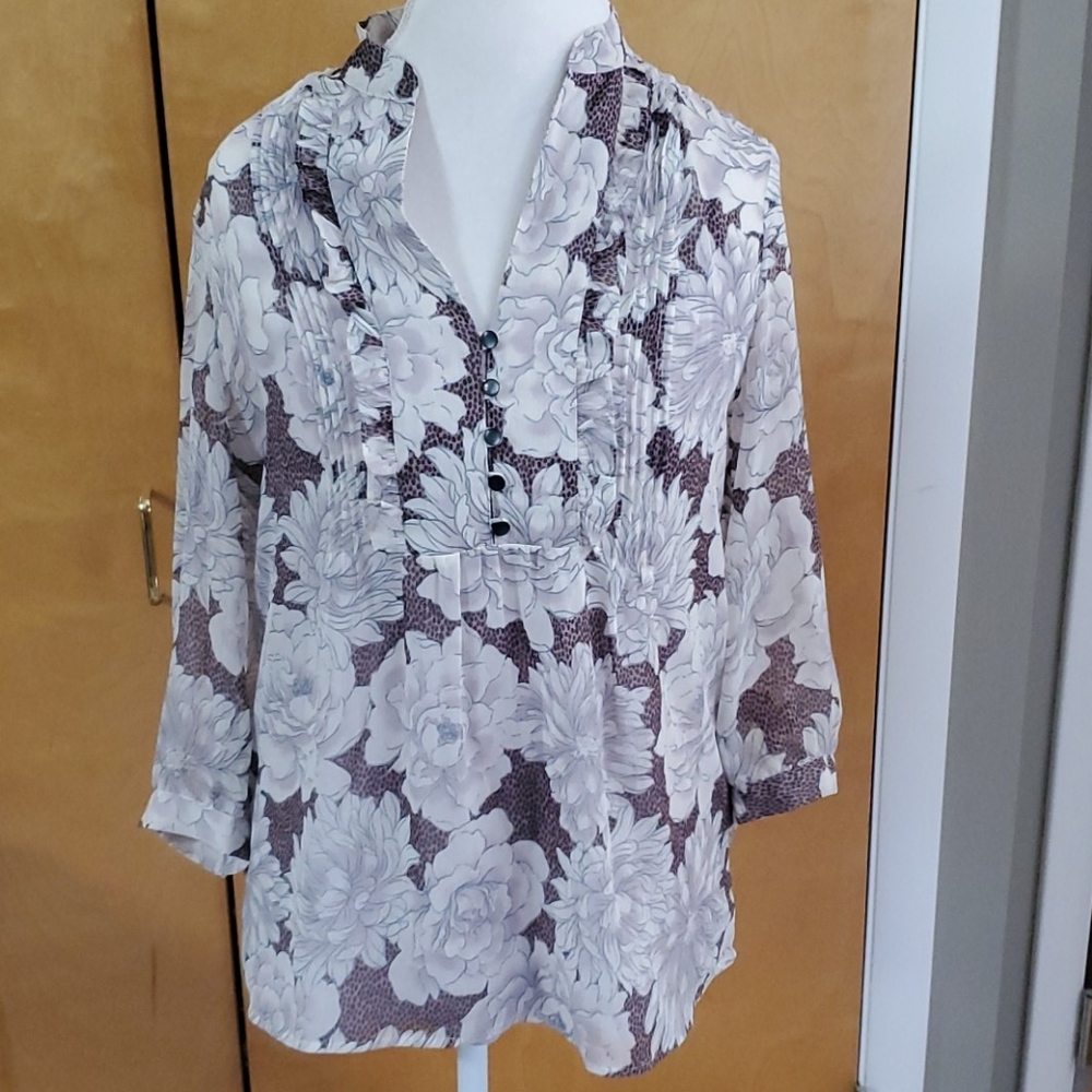 Flower pattern tunic